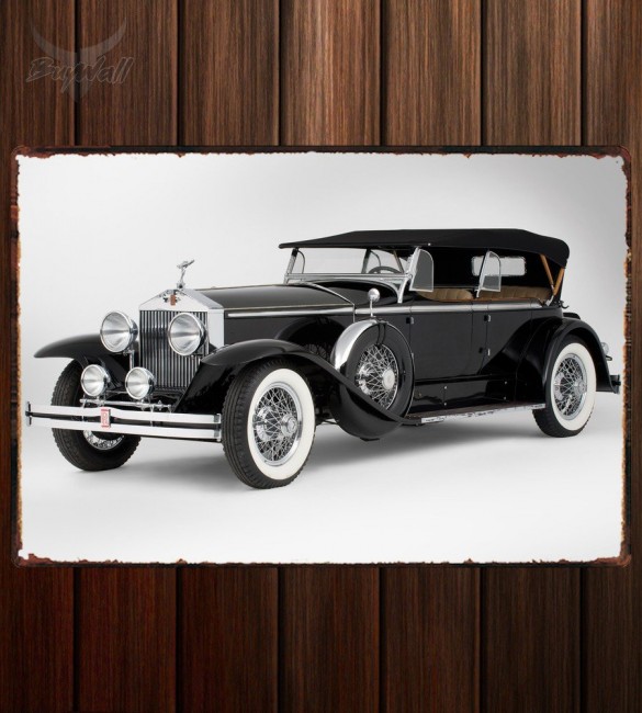 Металлическая табличка Rolls-Royce Phantom I Ascot Sport Phaeton Металлическая табличка Rolls-Royce Phantom I Ascot Sport Phaeton